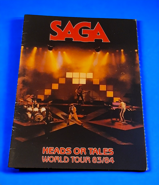 Programme Tournée Saga - Heads Or Tales 83/84