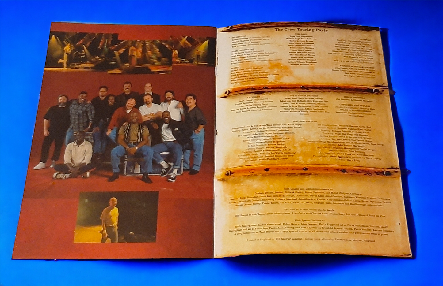 Programme Tournée Phil Collins 1997