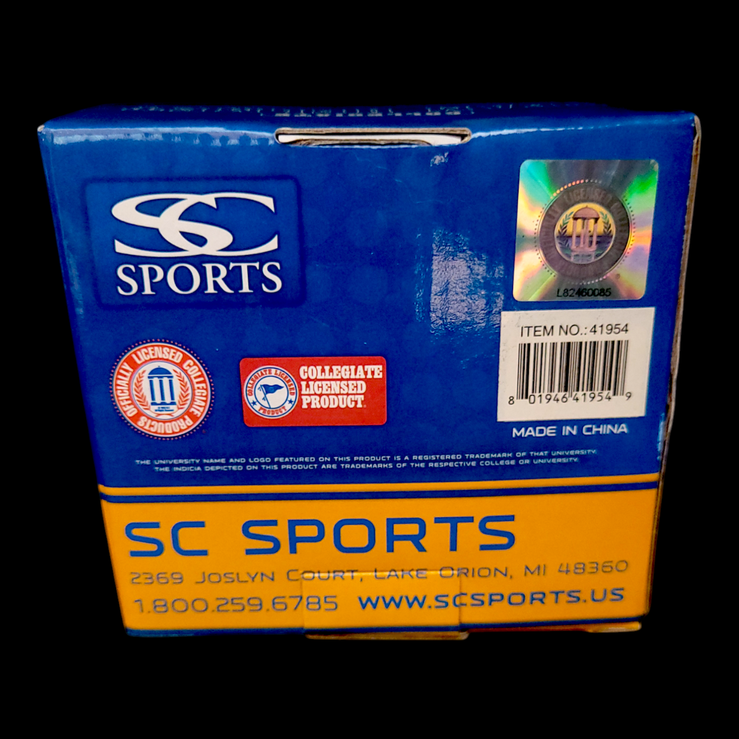 Ornement de Noël Texas A&M – Casque d’équipe universitaire en verre soufflé