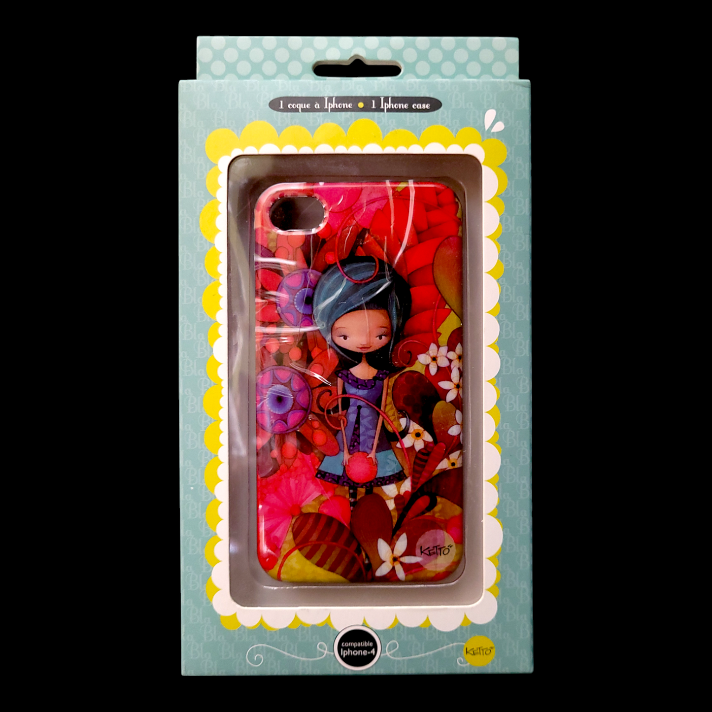 Étui rigide Ketto pour iPhone 4 / 4S – Neuf