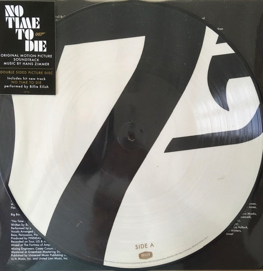 Hans Zimmer ‎– No Time To Die (Original Motion Picture Soundtrack) (picture disc)
