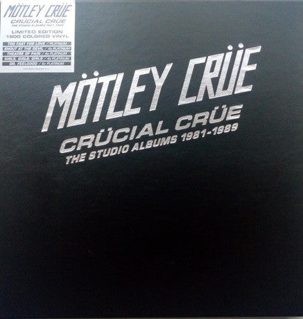 Mötley Crüe ‎– Crücial Crüe (The Studio Albums 1981-1989)