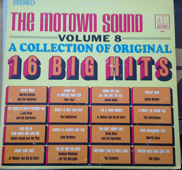 Various – A Collection Of Original 16 Big Hits Vol. 8 G+/G+