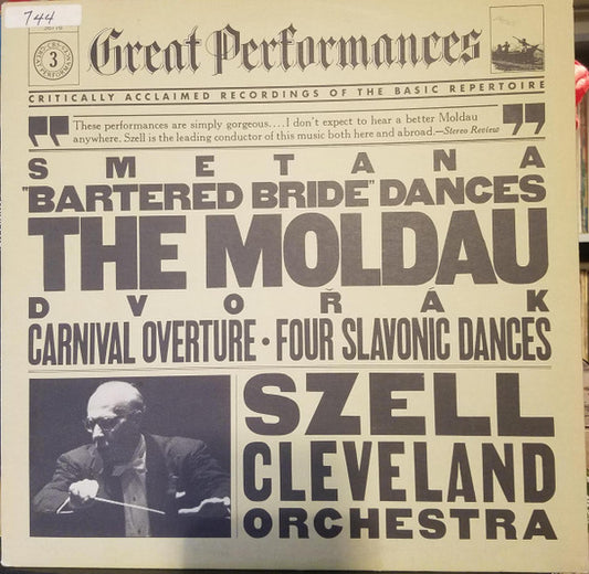 Smetana / Dvořák : Szell, Cleveland Orchestra ‎– "Bartered Bride" Dances, The Moldau / Carnival Overture - Four Slavonic Dances VG+/VG+