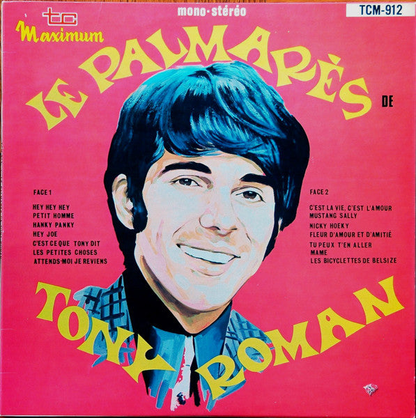 Tony Roman – Le Palmarès De Tony Roman G+/G+