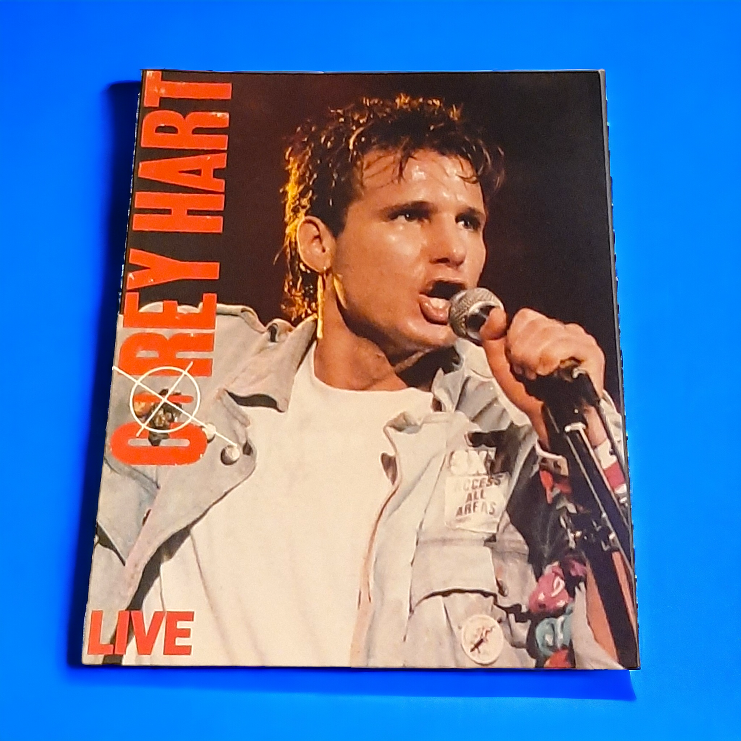 Programa de gira de Corey Hart - Boy In The Box 1986