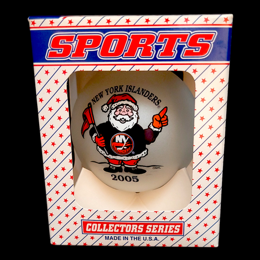 Ornement de Noël NHL New York Islanders – Série Collectionneurs 2005 (Neuf en boîte)