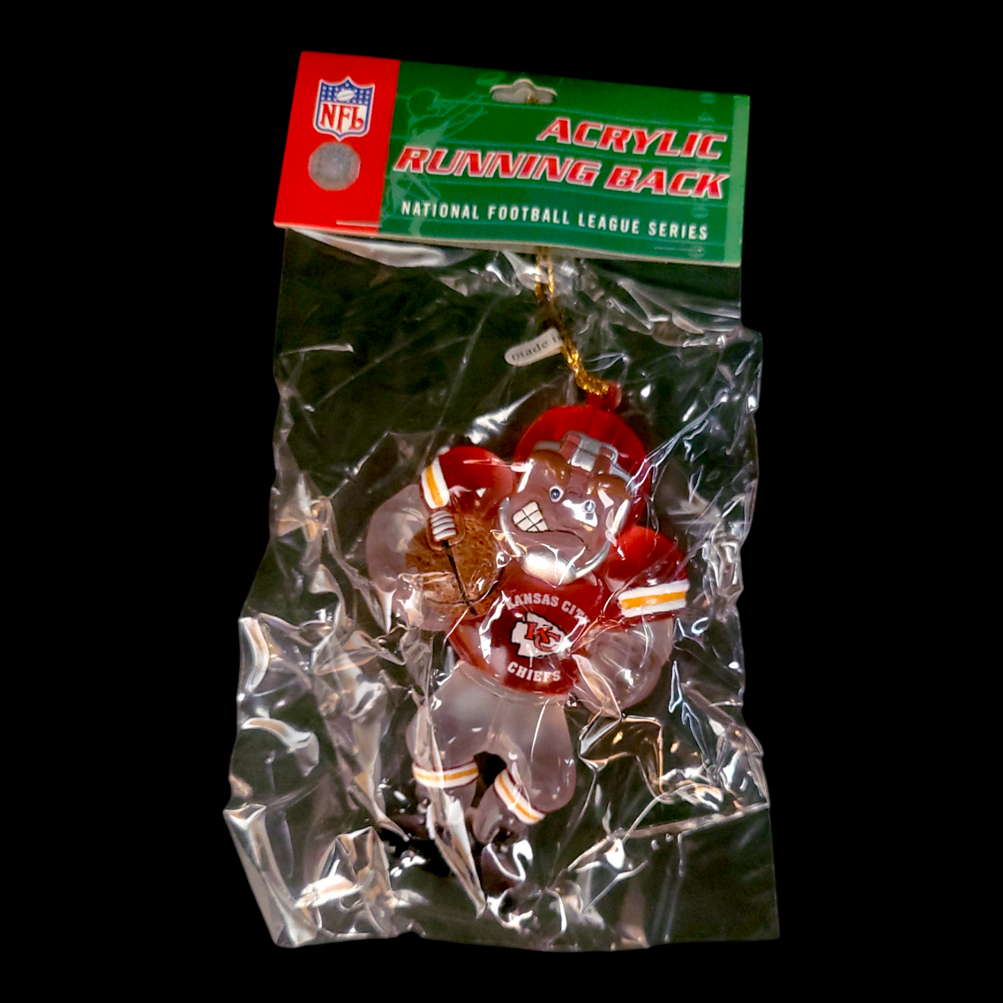 Kansas City Chiefs – Ornement de Noël Running Back en Acrylique – NFL – SC Sports