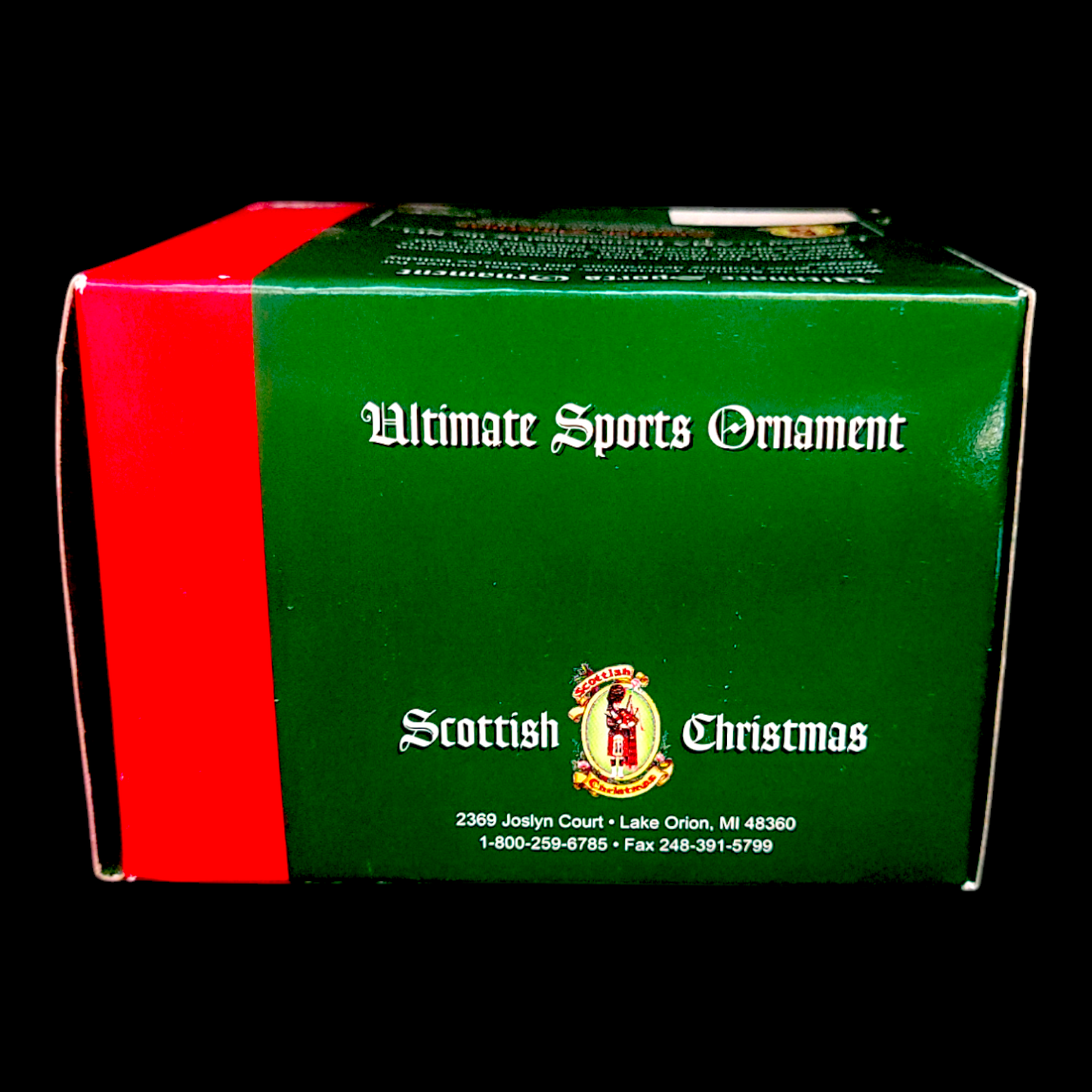 Carolina Panthers – Décoration de Noël en forme de casque – Scottish Christmas – Produit officiel