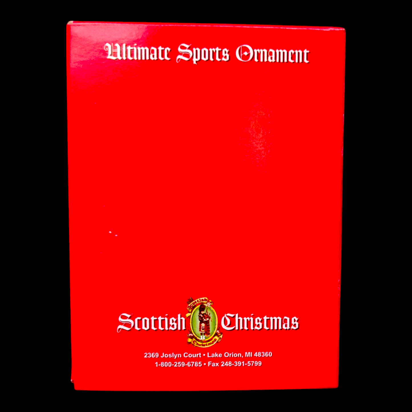 Ornement de Noël MLB Cincinnati Reds –  Casquette – Neuf en boîte