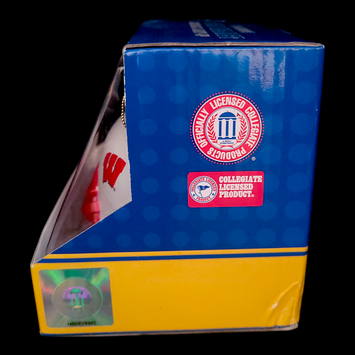 Ornement de Noël Wisconsin Badgers – Casque d’équipe universitaire en acrylique