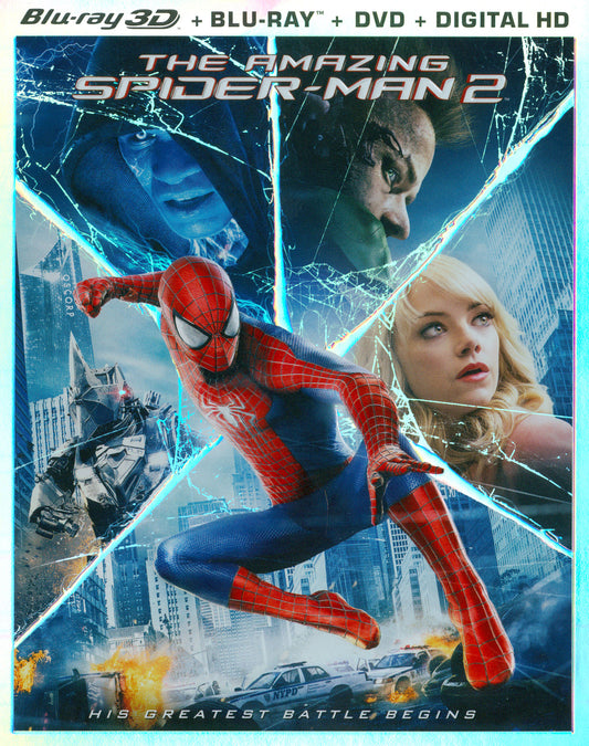 L'extraordinaire Spider-man 2 / The Amazing Spider-man 2 (3d Blu-ray / Blu-ray / Dvd)