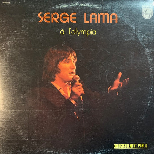 Serge Lama ‎– Serge Lama A L'Olympia VG/VG