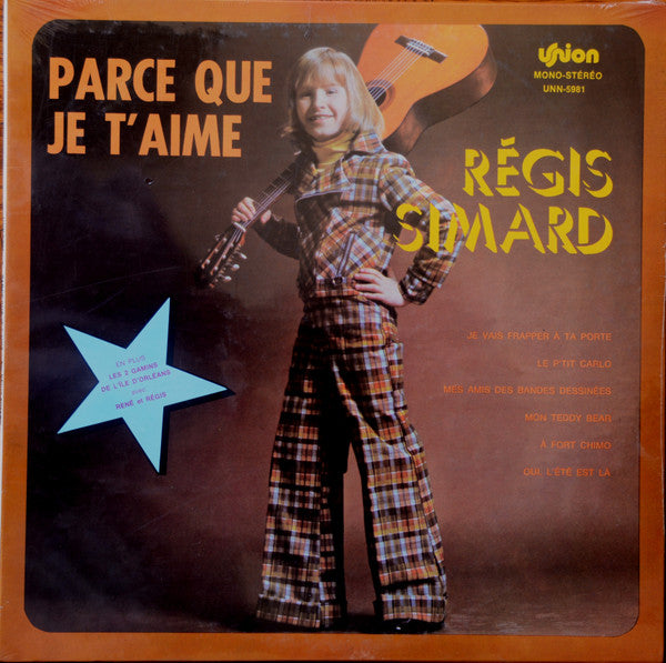 Régis Simard - Parce Que Je T'aime VG/VG