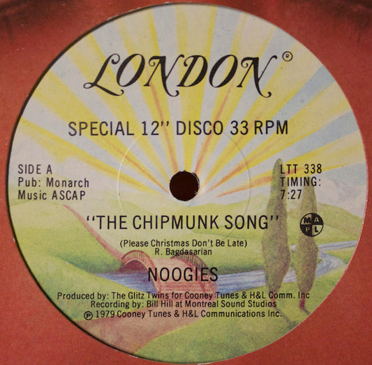 Noogies ‎– The Chipmunk Song VG+/VG+