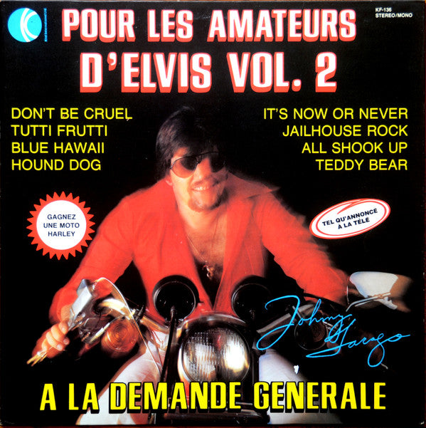 Johnny Farago - Pour Les Amateurs D'Elvis Vol. 2 VG+/VG+