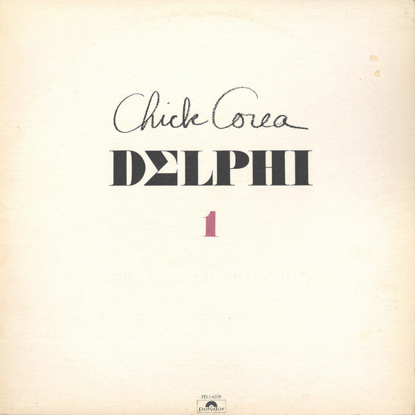 Chick Corea ‎– Delphi 1 Solo Piano Improvisations VG/VG