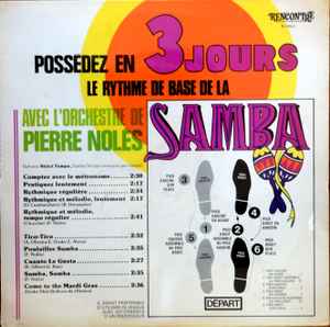 L'Orchestre De Pierre Nolès ‎– Possedez En 3 Jours Le Rythme De Base De La Samba VG+/VG