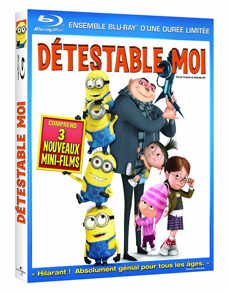 Détestable-Moi / Despicable Me (blu-ray + dvd)