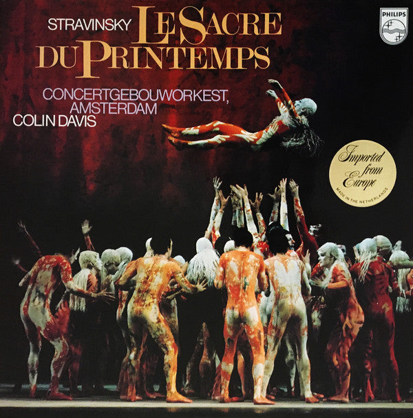 Orchestre Du Concertgebouw D'Amsterdam - Colin Davis – Le Sacre Du Printemps VG+/VG+