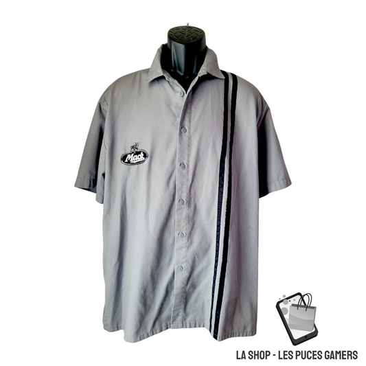 Mack Trucks – Chemise Homme Grise – Taille L – Manches Courtes