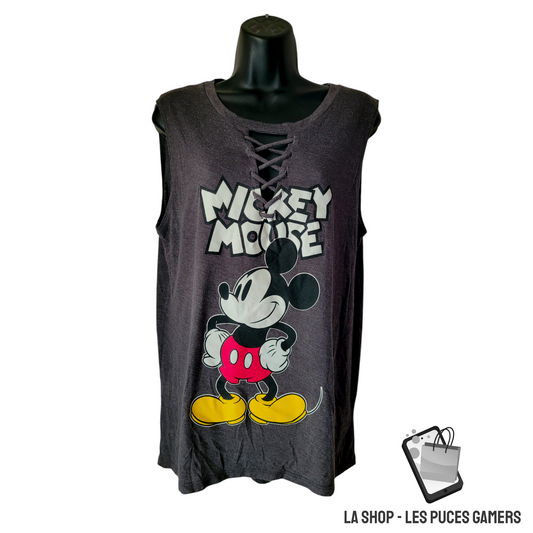 Camisole Disney Mickey Mouse – Femme – Gris – Taille XL – Produit licencié