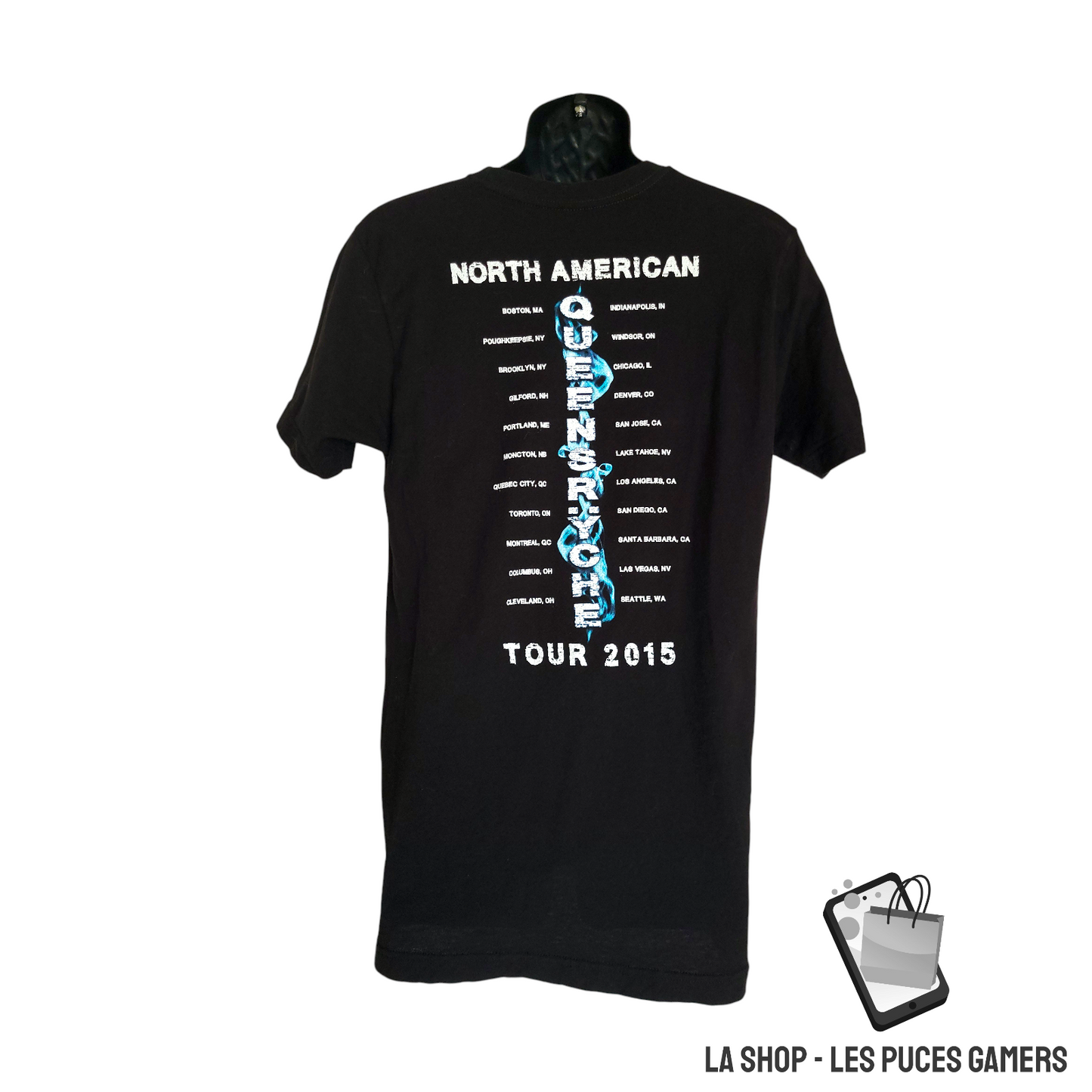T-shirt Queensrÿche – North American Tour 2015 – Homme – Taille Medium