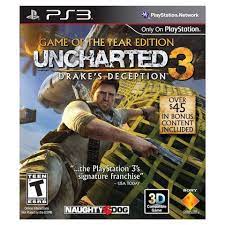 Uncharted 3 Edición del juego del año del engaño de Drake